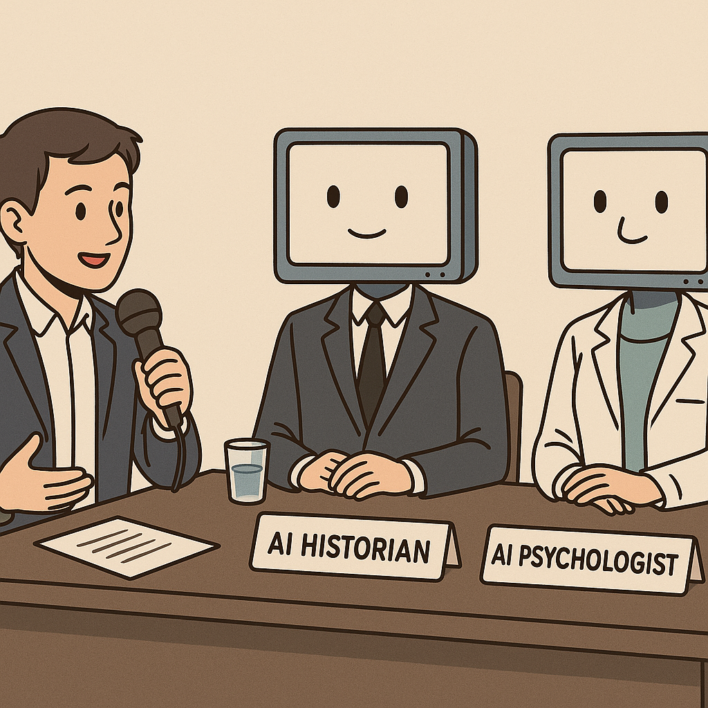 Image of a panel discussion